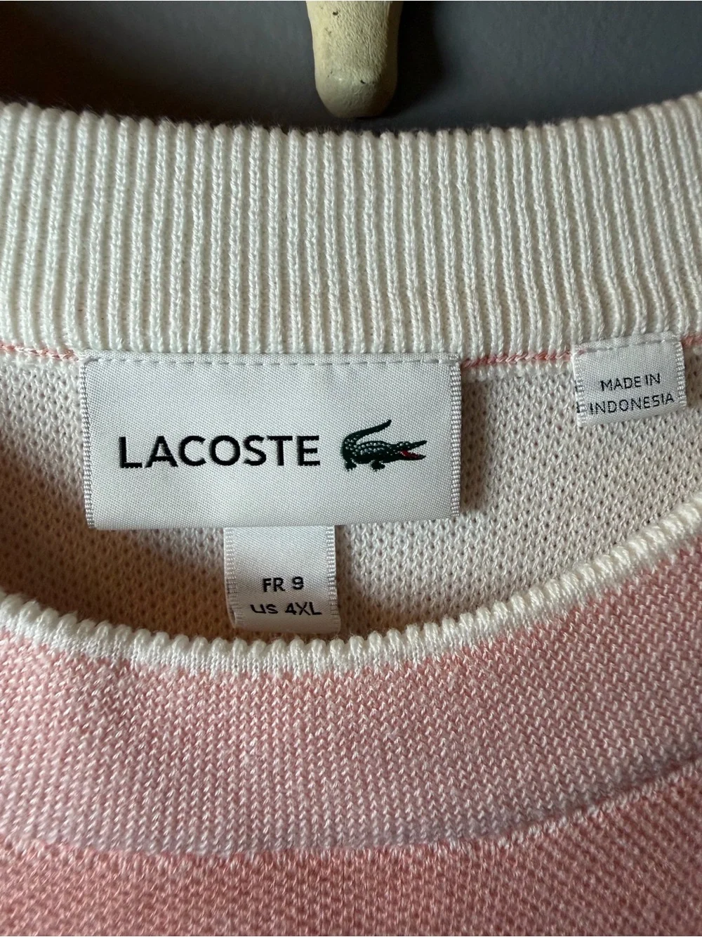Lacoste light pink